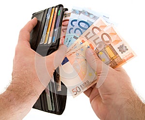 Paying Cash with Euro Currency