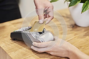 Paying by credit card