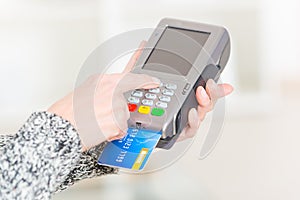 Paying with credit or debit card