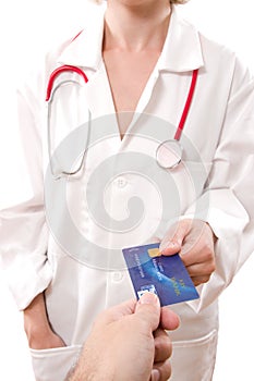 Paying doctor