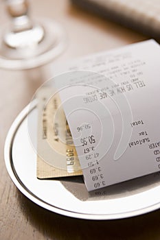 Paying Restaurant Bill With A Credit Card