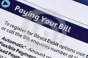 Paying Your Bill