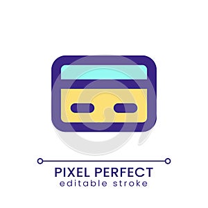 Payment card pixel perfect RGB color ui icon