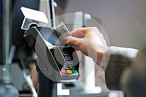 Payment with a card terminal