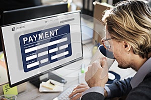 Payment Electronic E-commerce Credit E-payment Concept