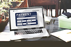 Payment Electronic E-commerce Credit E-payment Concept