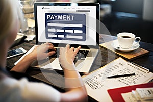 Payment Electronic E-commerce Credit E-payment Concept