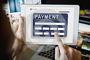 Payment Electronic E-commerce Credit E-payment Concept