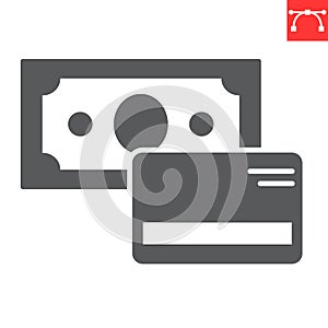 Payment glyph icon