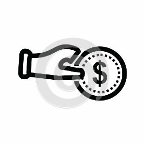 Payment I icon vector