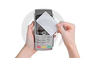 Payment with NFC tecnology credit card