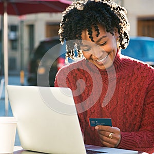 Payment online with credit card