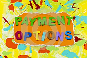 Payment options bank credit card online finance cash