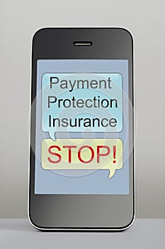 Payment Protection Insurance claim spam text message