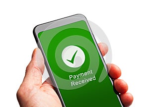 Payment Received on Phone