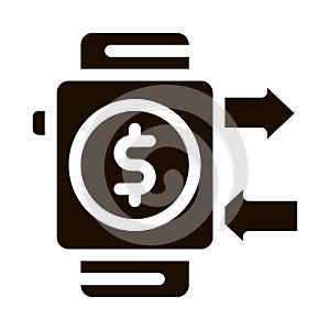 Payment Smart Watch Pay Pass Vector Icon