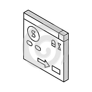 payment of taxes and fees isometric icon vector illustration