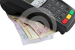 Payment terminal and Hryvnia