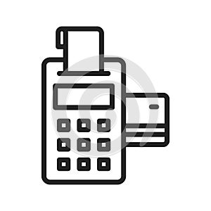Payment Terminal Icon Image.