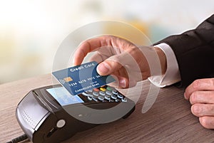 Payment on a trade through mobile NFC technology