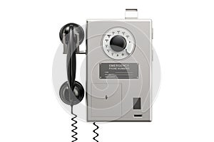 Payphone, 3D rendering