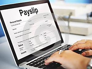 Payslip Purchase Order Form Concept