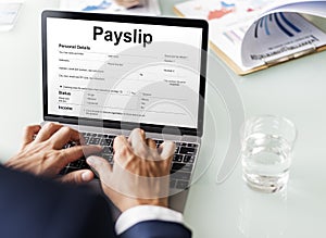 Payslip Purchase Order Form Concept