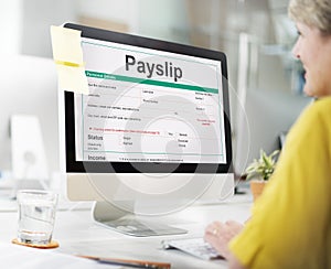 Payslip Purchase Order Form Concept