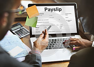 Payslip Purchase Order Form Concept