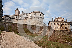 Pazin, Istria, Croatia: view of the ancient castle, a medieval fortification