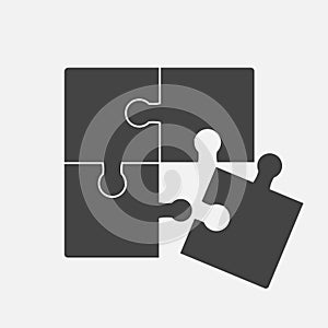 Pazzle icon. pazzle vector icon.