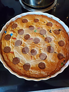 PB Cup Choc Chip M and M Pie Anyone