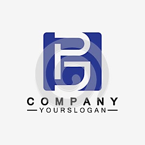 PB letter logo. Creative and Minimalist Letter BP PB Logo Design