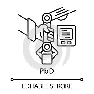 PbD linear icon