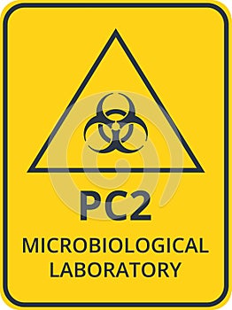 PC2 Microbiological Laboratory Symbol