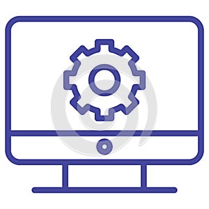 pc preferences Isolated Vector icon which can easily modify or edit