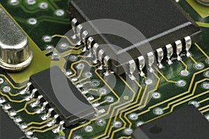 PCB with chip