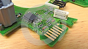 Pcb printed circuit board comms unit control panel switches points microchip electronic