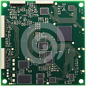 PCB (Printed Circuit Board)  on a white background