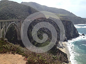 Pch bridge and shoreline