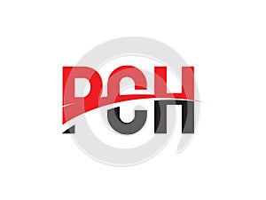 PCH Letter Initial Logo Design Vector Illustration photo