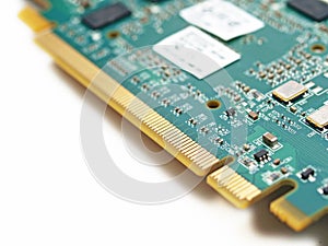 PCI Express slot of a graphics card