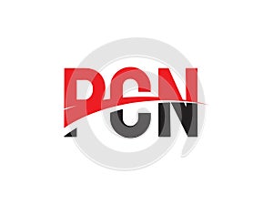 PCN Letter Initial Logo Design Vector Illustration photo
