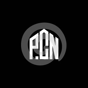 PCN letter logo design on BLACK background. PCN creative initials letter logo concept. PCN letter design.PCN letter logo design on photo