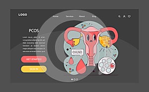 PCOS, polycystic ovary syndrome night photo