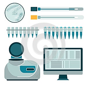 PCR Amplification and swab probe