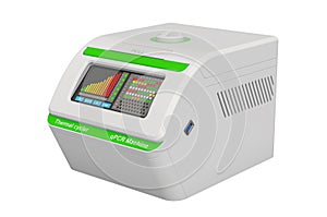 PCR Thermal Cycler, 3D rendering photo