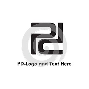 PD Logo for Inicial Logo exclusive Design