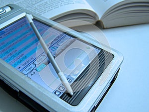 PDA & book photo