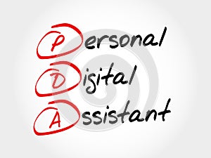 PDA - Personal Digital Assistant